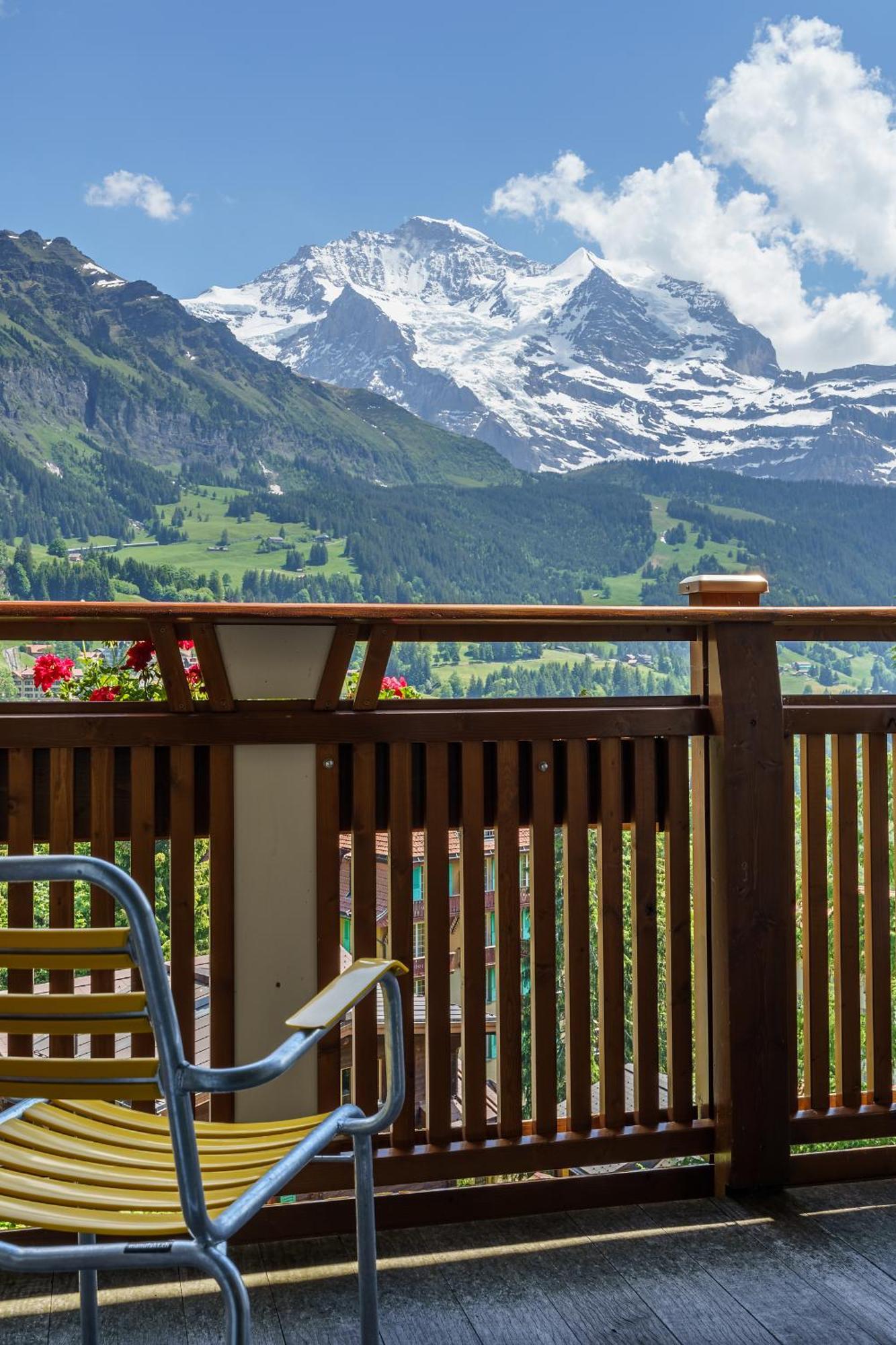 Hotel Alpenruhe - Vintage Design Hotel Wengen Luaran gambar