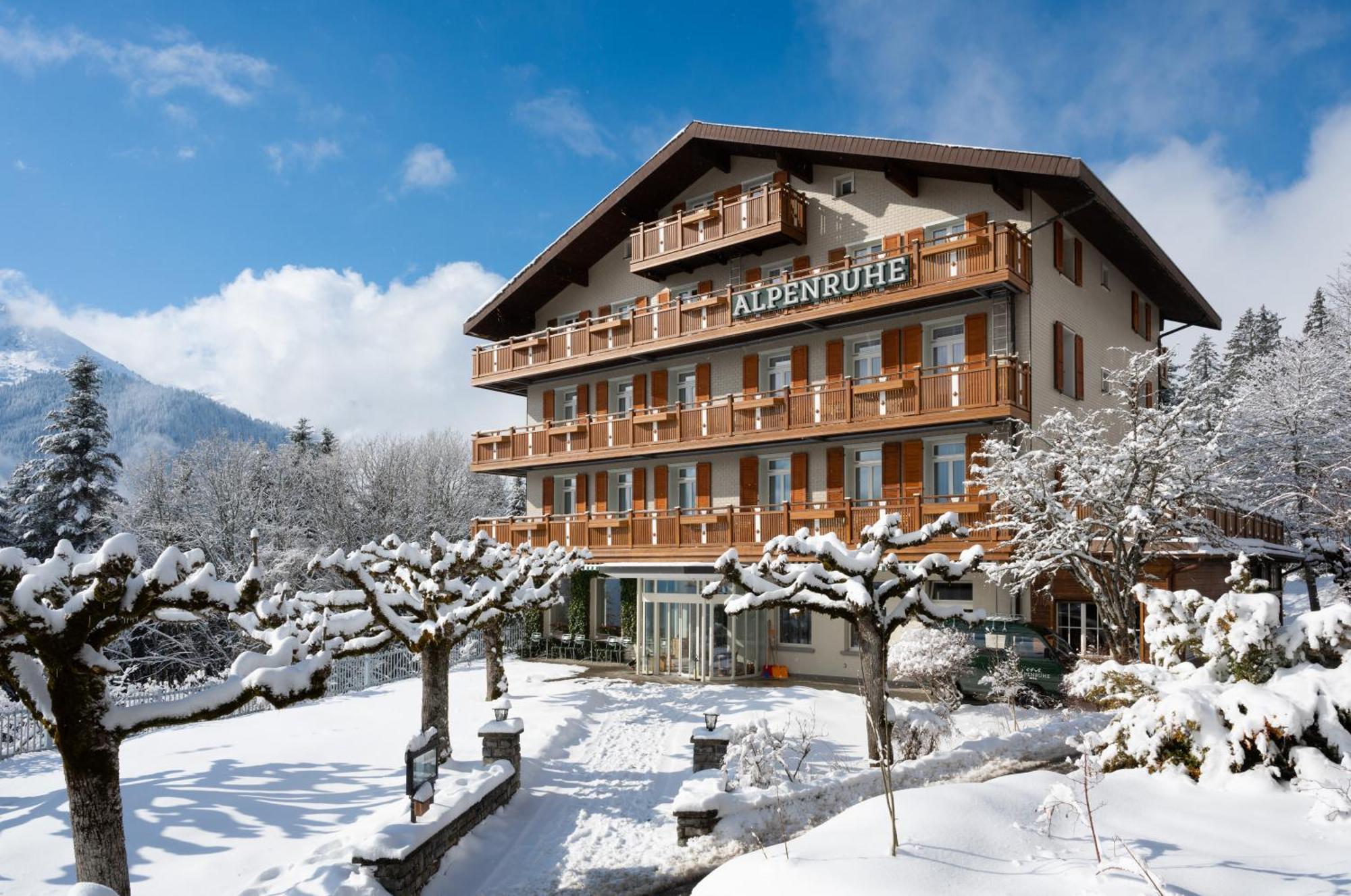 Hotel Alpenruhe - Vintage Design Hotel Wengen Luaran gambar