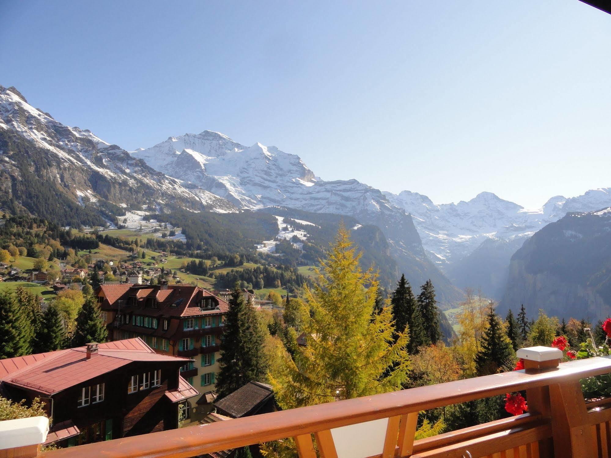 Hotel Alpenruhe - Vintage Design Hotel Wengen Luaran gambar