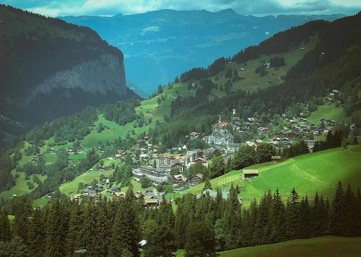 Hotel Alpenruhe - Vintage Design Hotel Wengen Luaran gambar